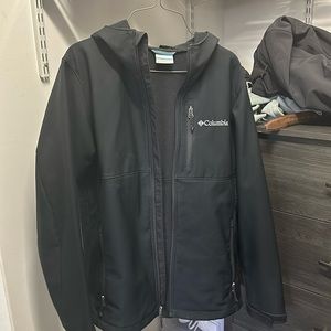 Used Columbia jacket with hood. Men’s medium.